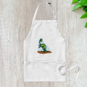 Green Dinosaur Standard Apron