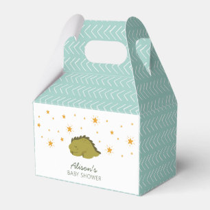 Green Dinosaur Twinkle Stars Gender Neutral Baby   Favour Box