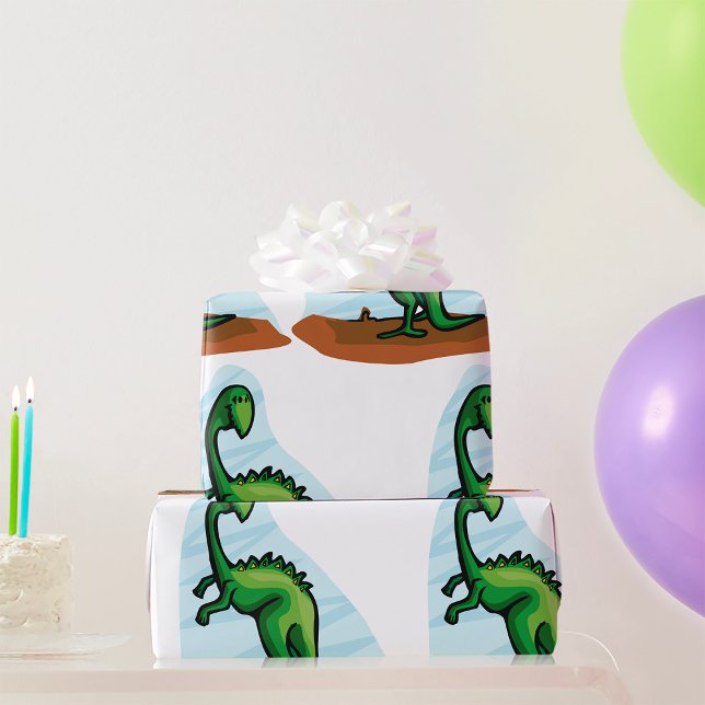 Green Dinosaur Wrapping Paper (Creator Uploaded)