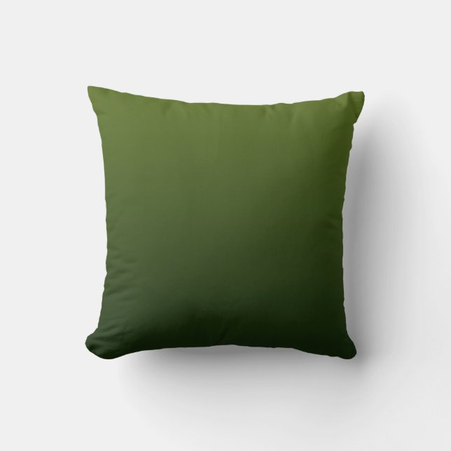Green Dipped Modern Trendy Decor Cushion (Front)