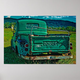 Green Dodge Poster