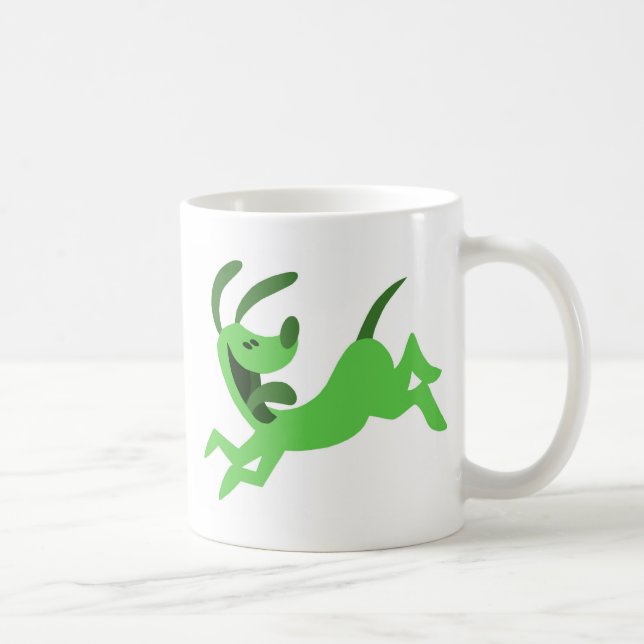Green Dog Mug (Right)