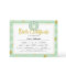 Green Dog Paw Clip Art Puppy Birth Certificate