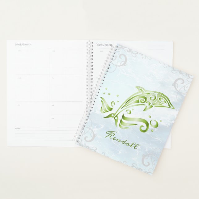 Green Dolphin Personalised Planner (Display)