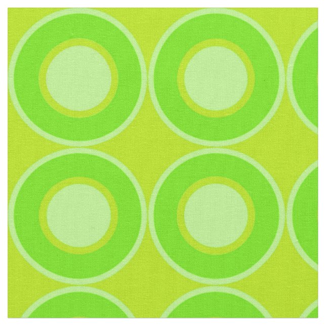 Green Donuts With Green Filling On Olive Fabric (Close Up)