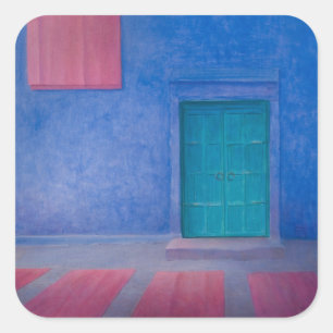 Green Door Jodhpur 2010 Square Sticker
