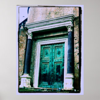 Green Door..photography by JB Originals Poster