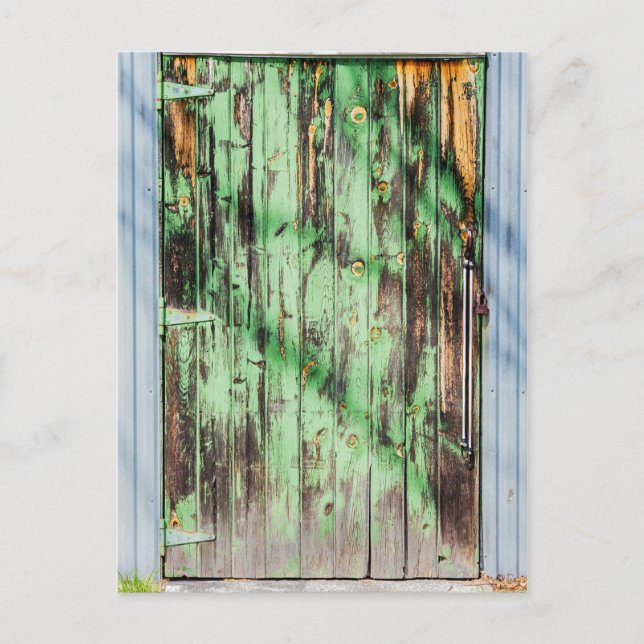 Green Door Postcard (Front)