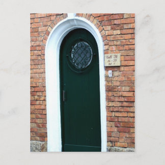 Green Door Postcard