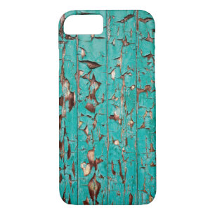 Green door with peeling paint iPhone 8/7 case
