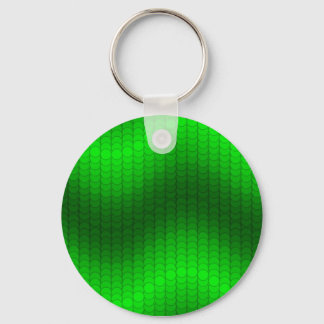 Green dot wave key ring