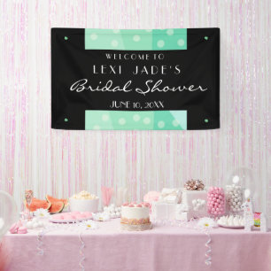 Green Dots and Spots Party Banner