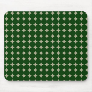 Green Dots Mouse Mat
