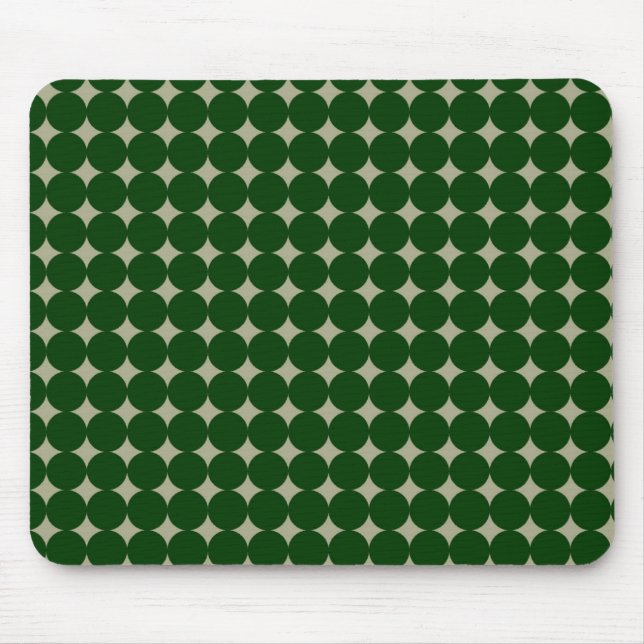 Green Dots Mouse Mat (Front)