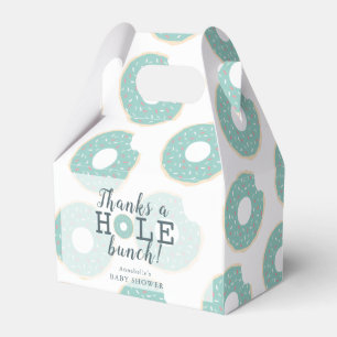 Green Doughnut Thank You Baby Shower Gift Favour B Box