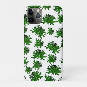 Green Dracaena Fern Leaves, iPhone 11 Pro Case