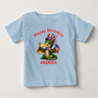Green Dragon (6c) Patriotic Kid T-Shirt