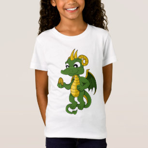 Green dragon  cartoon  T-Shirt