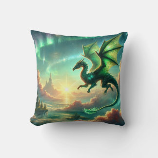 Green Dragon Cushion