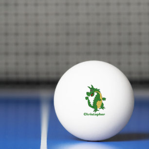 Green Dragon Design Ping Pong Ball