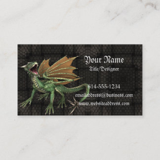 Green Dragon Fantasy Business Card