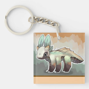 Green dragon key ring
