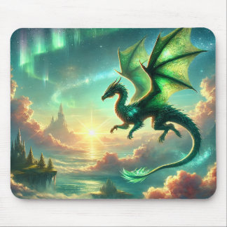 Green Dragon Mouse Mat