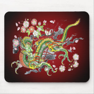 Green Dragon Mousepad