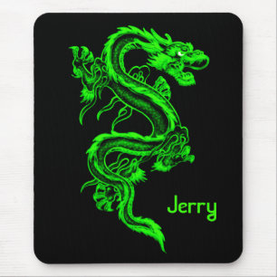 Green Dragon Mousepad