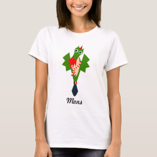 Green Dragon of city Mons, Belgium T-Shirt