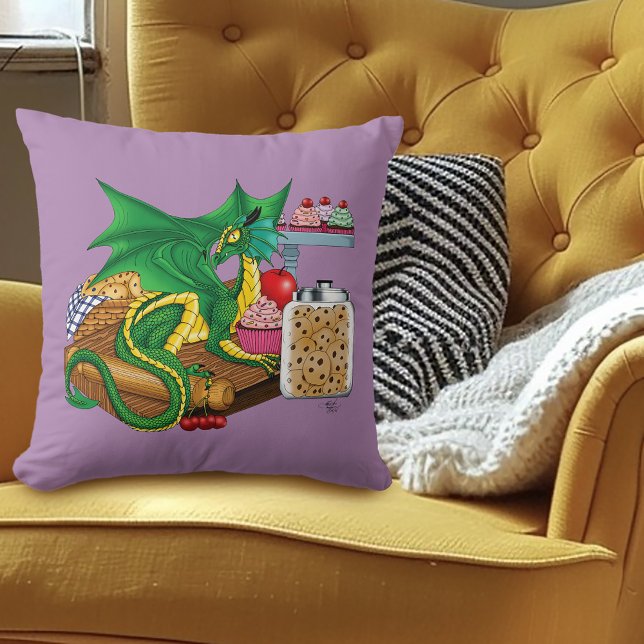 Green Dragon Pastry Chef Cushion (Creator Uploaded)