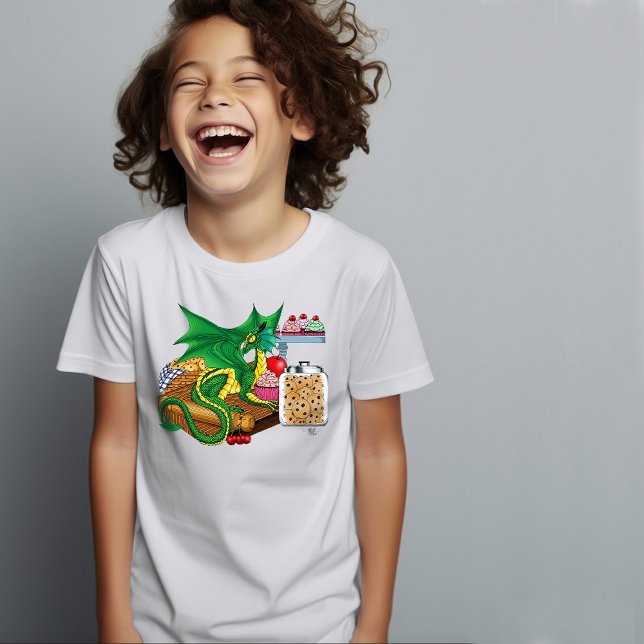 Green Dragon Pastry Chef  T-Shirt (Creator Uploaded)