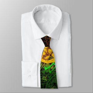 Green Dragon Tie by Chichiko