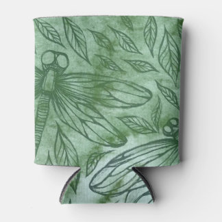 Green Dragonflies Dragonfly Lovers Can Cooler