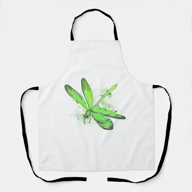 Green Dragonfly  Apron (Front)