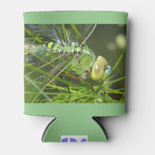 Green Dragonfly Can Cooler