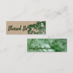 Green Dragonfly Goddess Art Dragonflies          Calling Card