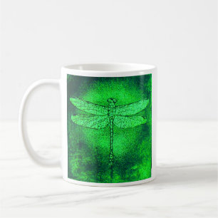 Green Dragonfly Mug