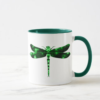 Green Dragonfly Mug