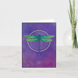 Green Dragonfly Note Card Set