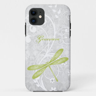 Green Dragonfly Personalised iPhone 11 Case