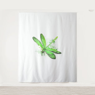 Green Dragonfly  Tapestry