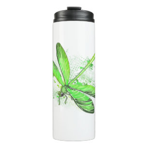 Green Dragonfly  Thermal Tumbler