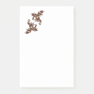 Green Dragons Post-it Notes