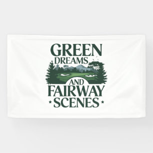 Green Dreams, Golf Trendy Banner