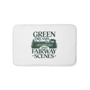 Green Dreams, Golf Trendy Bath Mat