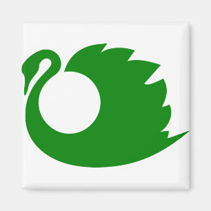 Green Duck Magnet