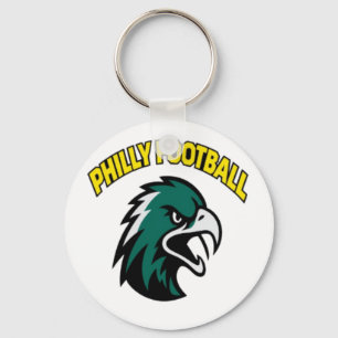 Green Eagle Mascot Philly Football Fan Apparel Key Ring