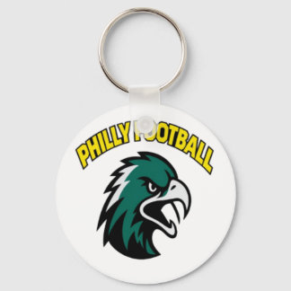 Green Eagle Mascot Philly Football Fan Apparel Key Ring