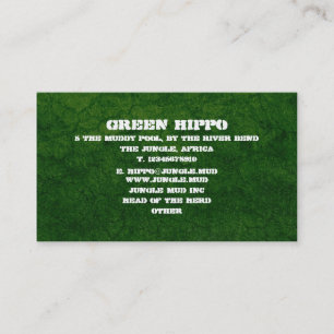 Green Earth - Customised Business Card